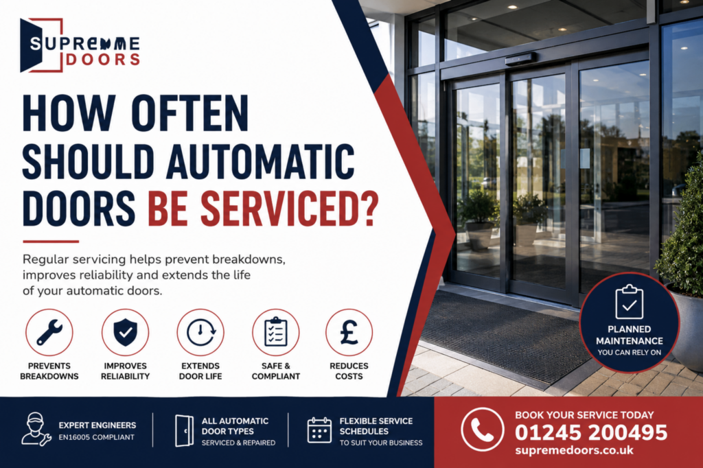 How Often Should Automatic Doors Be Serviced? - Blog Thumbnail